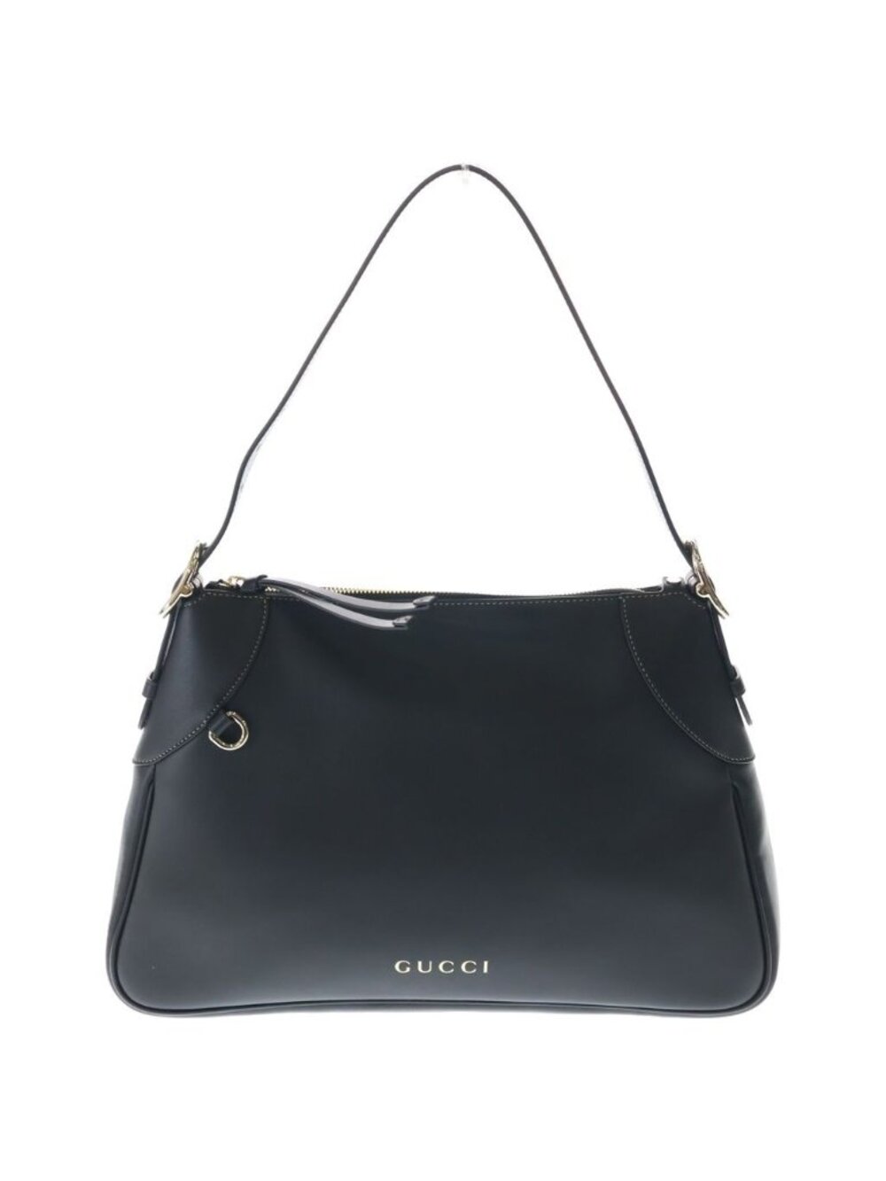 Gucci le Chess Molle Shoulder Bag Beige Brown Canvas Leather Gold
